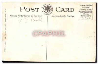 Lago Ohondago sob a Lua — Syracuse N.Y. — W.M. Jubb Co., Inc. — Verso