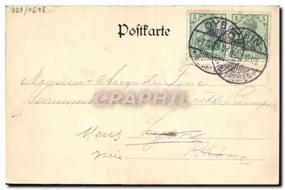 Oybin widziany z Pferdeberg — wydawca Hermann Seeh, Nürnberg — nr 153 — Rewers