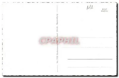 Widok z lotu ptaka zamku Meersburg nad jeziorem Konstancja — nr 2180 — Rewers