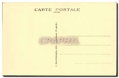 Zamek w Chazeron — część feudalna — J. Goutterfanges, wyd. P.-de-D. — Rewers