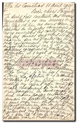 La Cascade du Plat à Barbe — Auvergne pittoresque — Éditeur C.D. n°4410 — Verso
