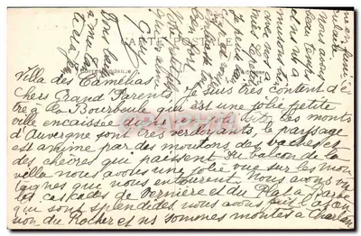 La Bourboule - Vale de Vendeix — Puy-de-Dôme, 11 de abril de 1915 — tomada de Murat-le-Quaire — Verso