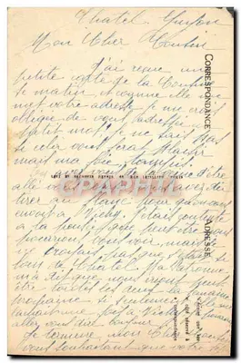 Châtel-Guyon — Avenue Baraduc, widok ku stacji — LL, nr 153 — Rewers