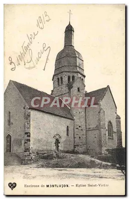 Arredores de MONTLUÇON — Igreja de Saint-Victor