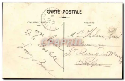 La Bastide-Saint-Laurent — A Trappista de N.-D. das Neves — editor desconhecido, n° 1532 — Verso