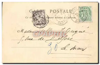 Umgebung von Alençon — Allgemeiner Blick auf Saint-Ceneri-le-Gerei — Sammlung ND. Phot. — Rückseite