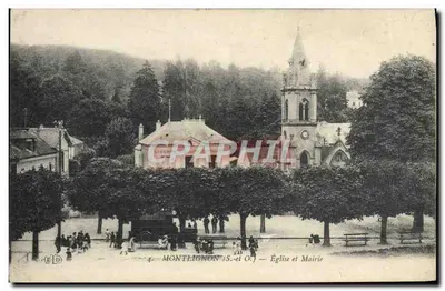 Montlignon (S.-et O.) — Igreja e Prefeitura