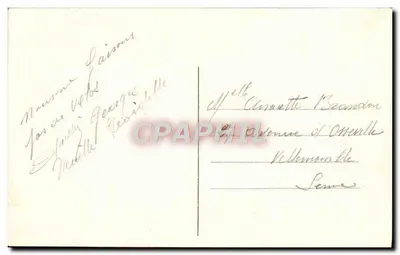Longpont (S.-et-O.) — A Basílica, vestígio da abadia fundada no século XI por Guy Trousselle e sua esposa Hodienne — Verso