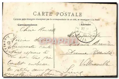Sucy-en-Brie (S.-et-O.) — Rio Touillon — B.F., Paris — Verso
