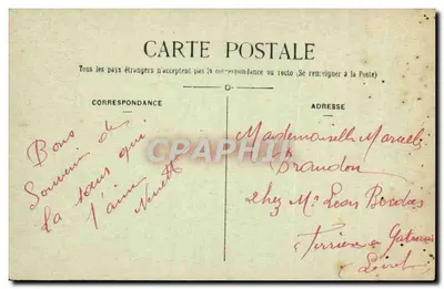Villemombie — Ruínas do Velho Castelo — Lembrança de 1870-71 — Verso