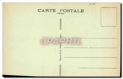 Gréoux-les-Bains — Wnętrze Zamek Templariuszy — Karty Sztuki, Digne — Rewers
