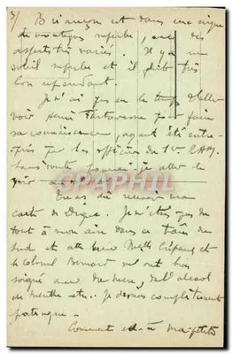 BRIANÇON — Góry Font Baldy — Wydawca E. B. — Rewers