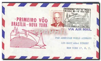 Brasília - Nova York — Primeiro voo da PAA — Pan American World Airways