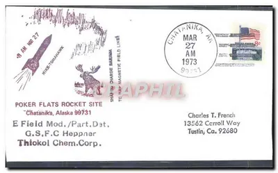 Poker Flats Rocket Site — Chatanika, Alaska — G.S.F.C. Heppner / Thiokol Chem. Corp.