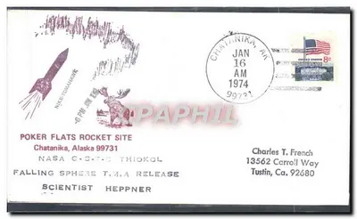Poker Flats Rocket Site — Chathanika, Alaska — NASA G.S.T.C. Thiokol