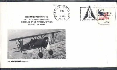 Boeing P-12 Первый полет — 50-летие производства — The Boeing Company