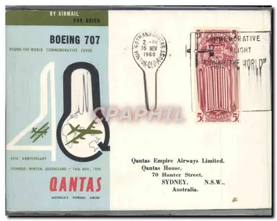Boeing 707 — 40º aniversário — Qantas Empire Airways Limited