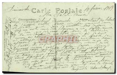 Soissons (Aisne) — Wielka placówka — G. Lefebvre, wyd., Soissons — Rewers