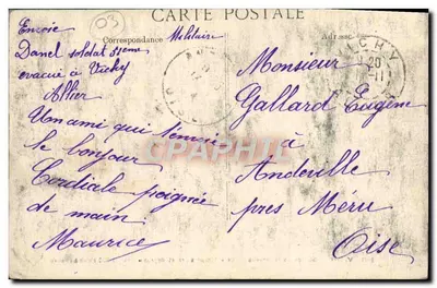 Vichy — Źródło Wielkiej Sieci — Konfetariaż Termiczny — Rewers