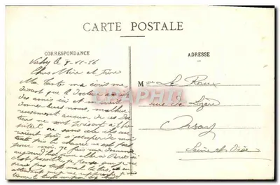 Vichy — Fachada do Casino — n° 616 — Verso