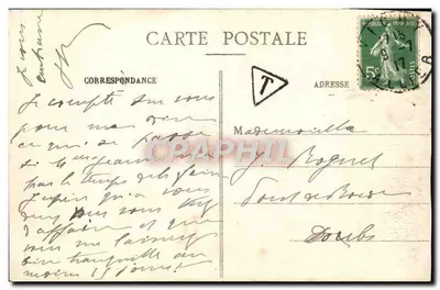 Kościół św. Ludwika i ogólny widok Vichy — zdjęcie z Astoria-Palace — n° 578 — Rewers