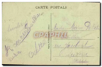 Vichy - Villa Sévigné — editor Idsal, n° 398 — Verso