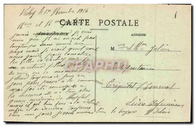 Vichy — Um canto dos Parques — Edição L. O. — Verso