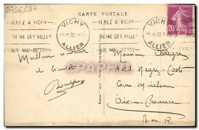 Vichy - Park Kasyna — Wydawnictwo Ideal, nr 350 — Rewers