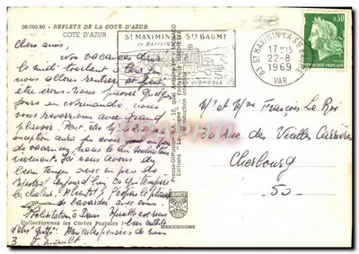 Kraj nad Morzem Śródziemnym — Monte Carlo, Menton, Monako, Nice, Cannes, Sainte-Maxime, Saint-Tropez, Saint-Raphaël — Presses Diffusion S.A. nr 06.000.90 — Rewers