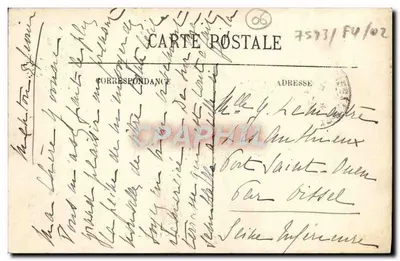 Menton — Widok na zatokę Garavan z tarasów Wille — LL. — Rewers