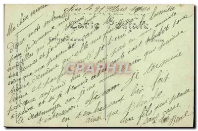 NICE — Ogólny widok z Wieży Świętego Franciszka — Wydawca: Stare Zakłady Néret, n° 376 — Rewers