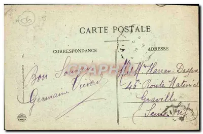 NICE — Vue prise du Mont-Boron — Entrée du Port — Éditeur Giletta, n°35 — Rewers