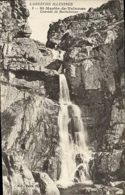 St-Martin-de-Valamas — Cachoeira de Rochebonne — L'ARDÈCHE ILLUSTRÉE n°3