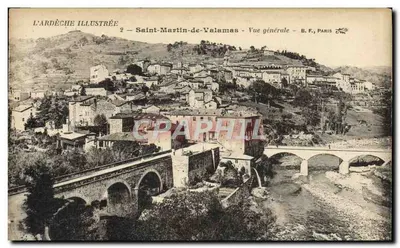 Saint-Martin-de-Valamas — Vista geral — B. F., Paris