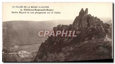 Château-Regnault-Bogny — Roche Bayard e vista aérea sobre a Vale — A Vale da Meuse Ilustrada, n°29