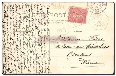 SALAU (Ariège) — Vista generale del paese — Impr. A. Rives, n°25 — Verso