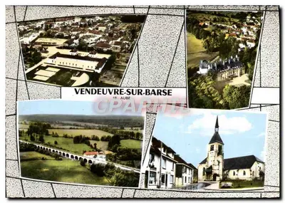 Vendeuvre-sur-Barse — vista aérea e monumentos