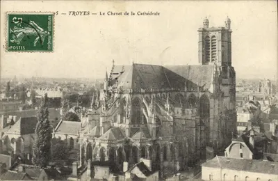 Troyes — Le Chevet de la Cathédrale — Collection