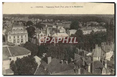 Troyes - Panorama Nord (Vue prise de la Madeleine) — éditeur non identifié, n° 21