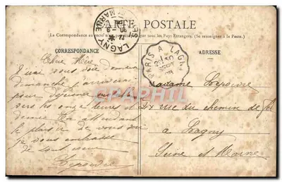 Troyes - Caserne Beurnonville — Collection T. G. — Verso