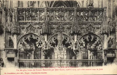 Troyes (Aube) - Le jubé de la Madeleine - Construit par Jean Gaide 1508-1517