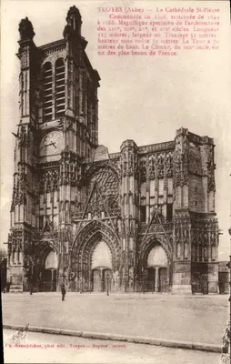 Troyes (Aube) — La Cathédrale St-Pierre — Ch. Granddidier, phot.-édit., Troyes — Reprod. interd.
