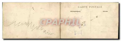 CARTE DOUBLE Camp De Mailly Vista Generale Militaria — Verso