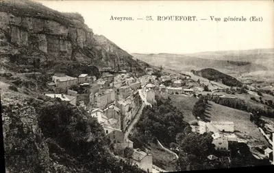 Aveyron — 25. ROOUEFORT — Vista geral (Leste)