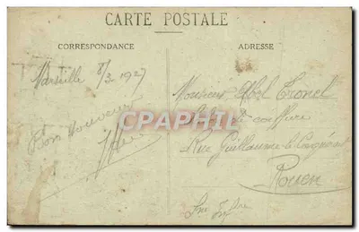 MARSEILLE - Velho Portos e Nossa Senhora da Guarda - E. L. — Verso