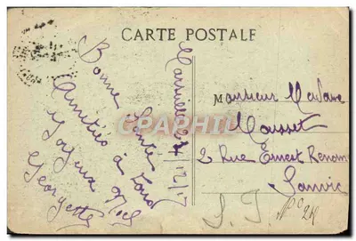 Marseille - Notre-Dame de la Garde — vue panoramique avec éditeur 'Edition Spéciale de la Basilique' et timbre 25c — Reverso