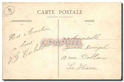 Marseille — Brama Aix — EL. — Rewers