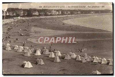 ROYAN (côte d'Argent) — La Grande Conche — Widok ogólny — BR