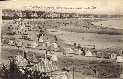 Royan (Côte d'Argent) — Ogólny widok Grande Conche — BR.