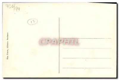 Royan (Côte d'Argent) — Widok na Kasyno Miejskie — Bloc Frères, wydawcy, Bordeaux, nr 42 — Rewers